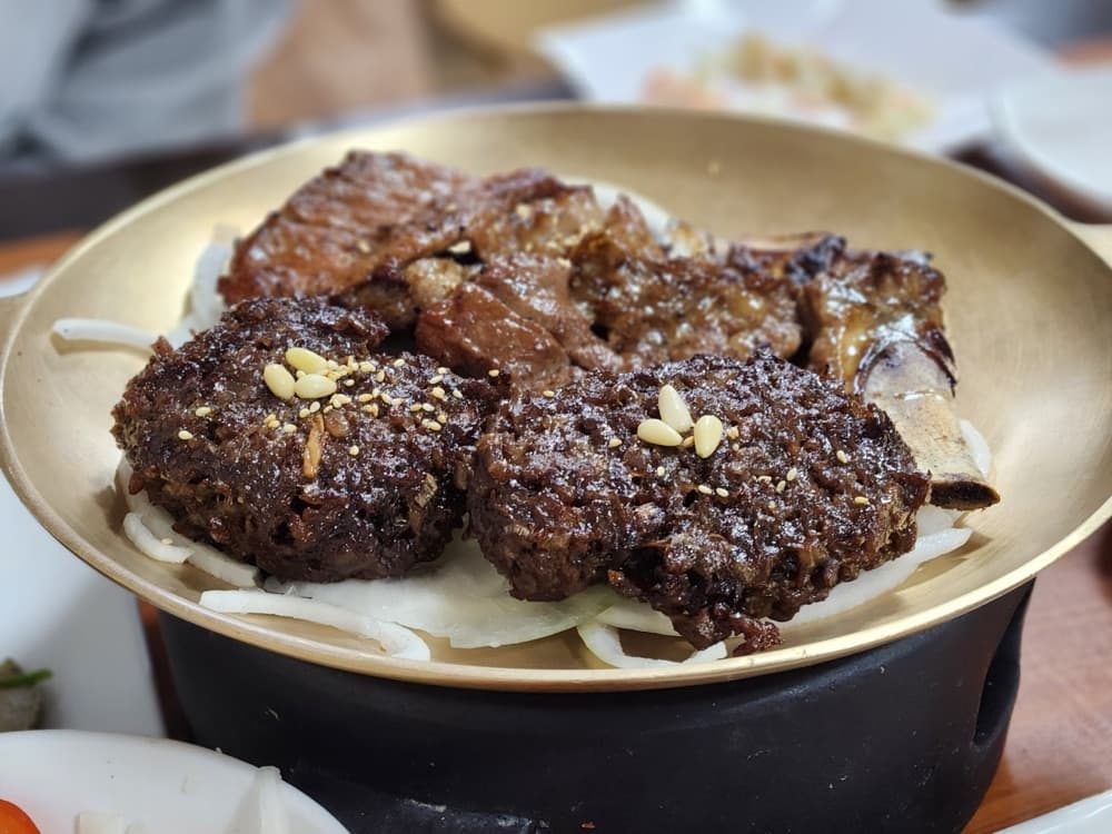 담양 떡갈비 대통밥 정식